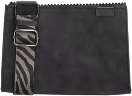 Zebra merel schoudertas zwart kopen?